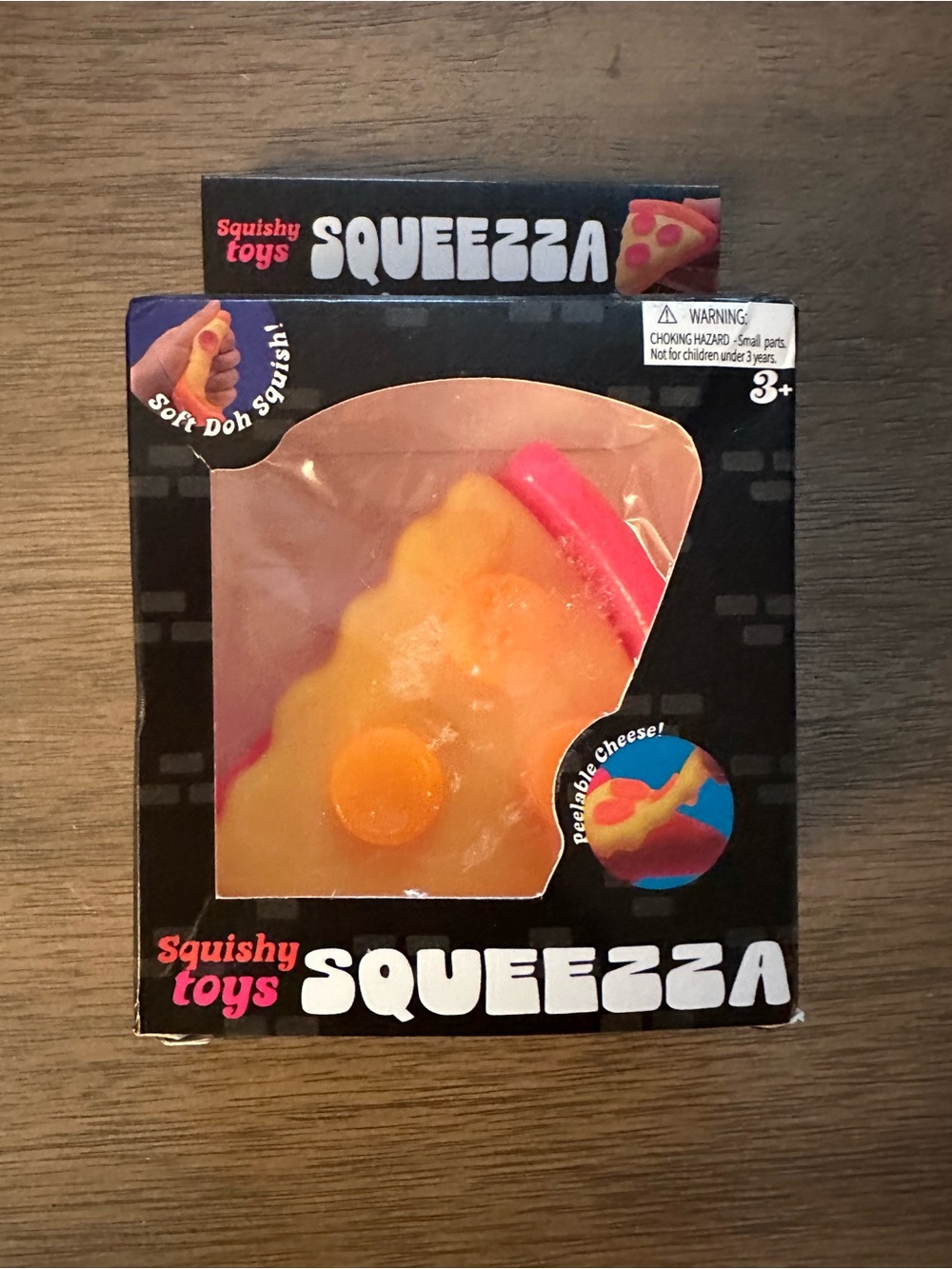 Squishy Pizza Slice Toy - Yellow & Pink
